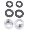 2Pcs Stainless Steel Tap Adapter Male/Female Faucet Adaptors Tap Aerator Connector Tap Bushing Reducers Pipe Fitting