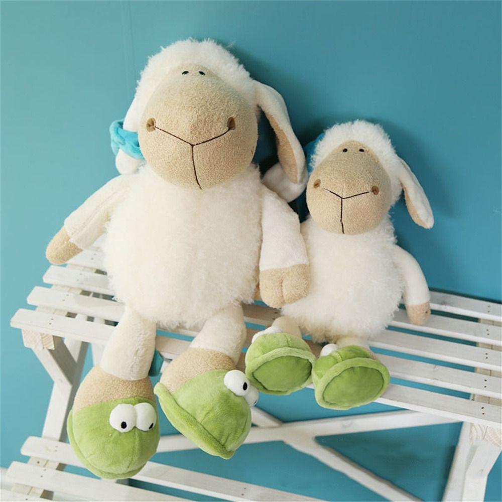 Stuffed Animal Sheep Plush Toy Little Lamb Stuffed Sheep Doll Room Decor Children