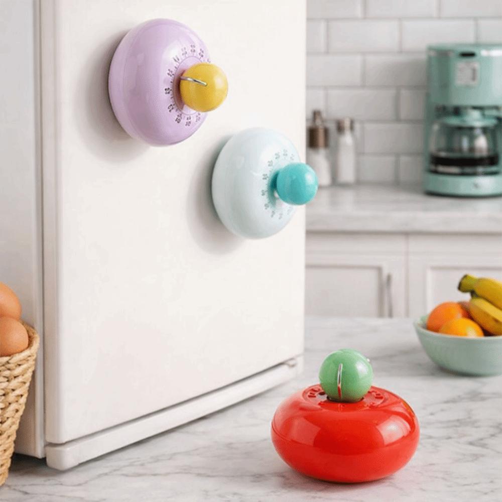 Mechanical Operation Kitchen Cooking Timer Magnetic Suction Children Study Timer  Time Management