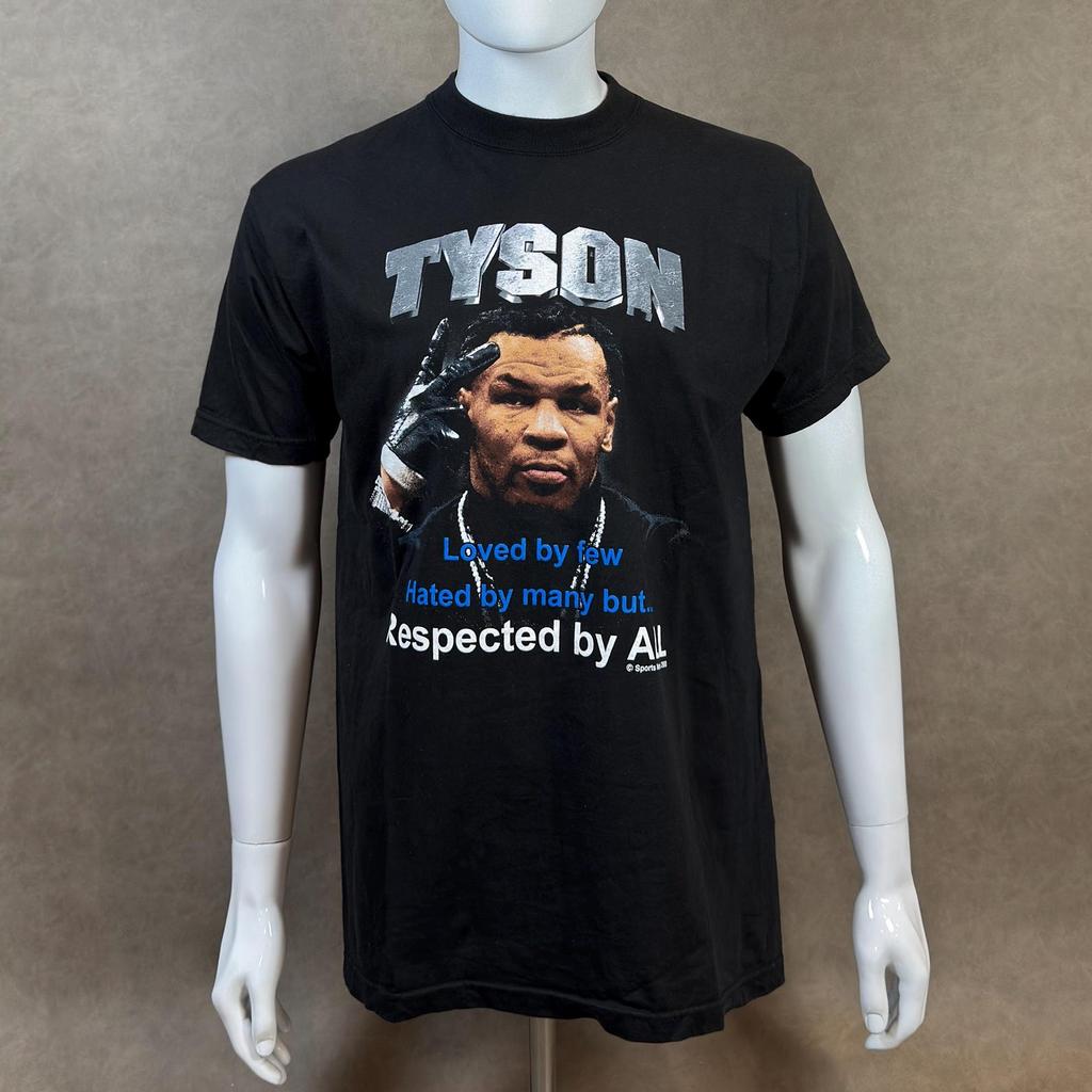 Vintage 2000 Mike Tyson vs Lou Savarese Tyson's Back Glasgow Tee L