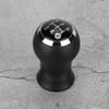 Aramox 5 Speed Gear Shift Knob, ABS and PU Material, Compatible with 2005-2010, Black Manual Transmission Shifter Head