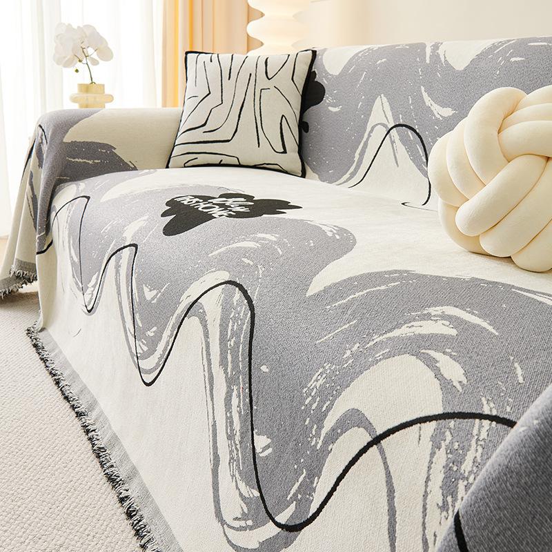 Chenille Sofa Towel Four Seasons Universal Sofa Cover Cloth All-Inclusive Sofa Cover Dust Cover One-Piece Sofa Cushion