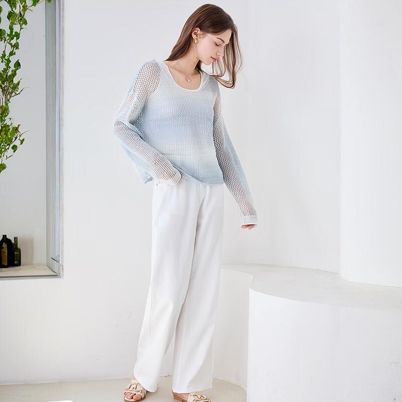 Betu Women's Hollow Knit Two-Piece Top