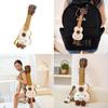 Animal Guitar Plush Toy Keychain For Collectors And Kids With Soft Pp Cotton Material