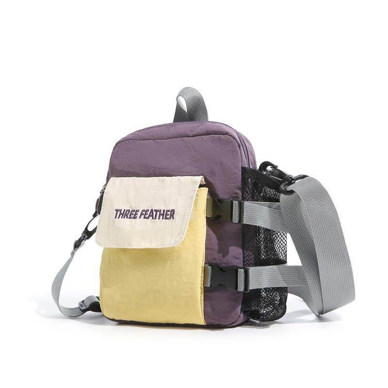 Lightweight Contrast Small Square Bag Lightweight Mobile Phone Shoulder Crossbody Bag
