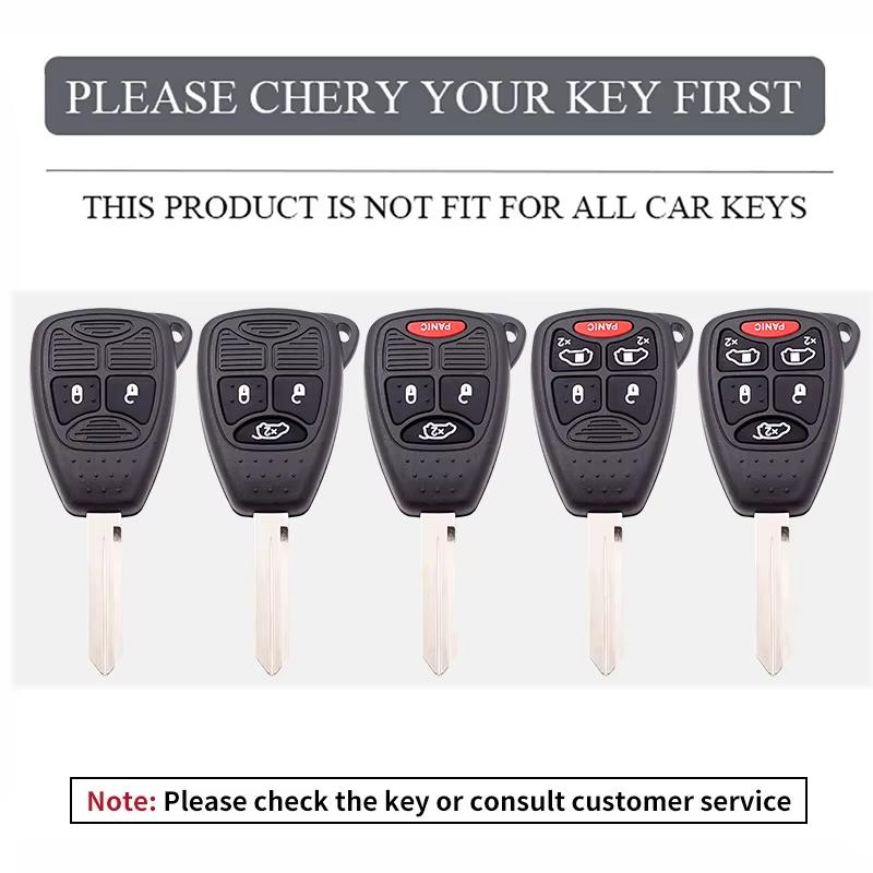 For Jeep 300C Avenger Sebring Chrysler 200 Aspen Dodge Charger Commander Grand Cherokee Liberty Metal Car Key Case Cover Shell AMS1