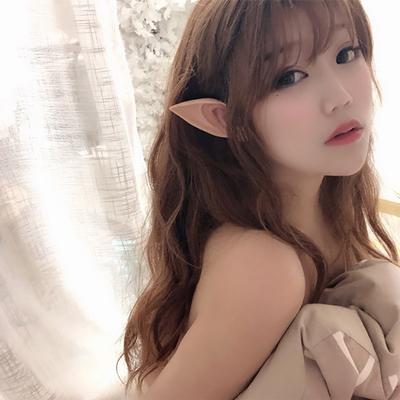 1Pair Angel Dress Up Elf Ears Fairy Cosplay Accessories for Halloween Christmas Festive Party Prop