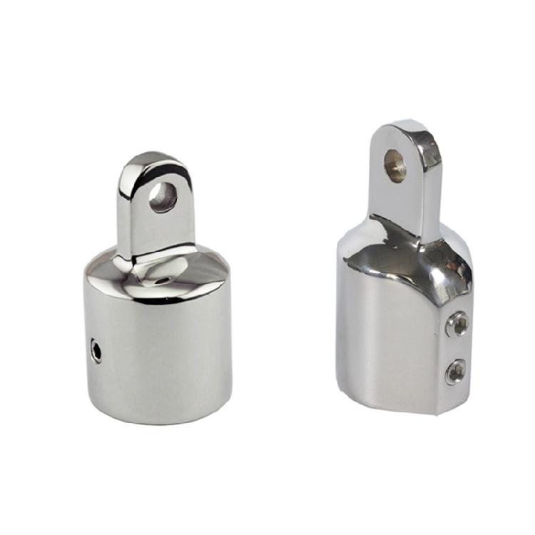 Boat Bimini Top Fitting Deck Hinge Slide Cap Pipe Eye End Cap External Eye End