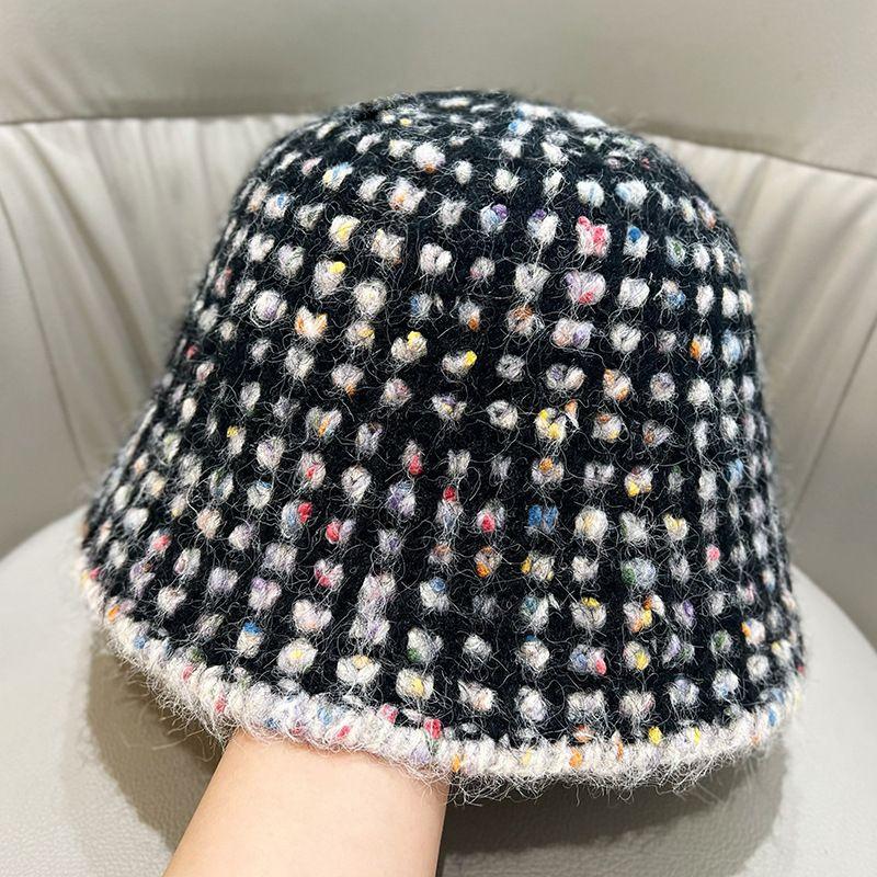 Colorful Woolen Hat for Women In Autumn and Winter Warm and Ear Protecting Versatile Knitted Hat for Fishermen
