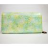 ANNA SUI Women's Long Wallet with Butterfly Design, Round Zipper, Antique Enamel Leather, Papillon Leather, Light Blue, 316891