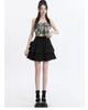 Women's Summer Ballet-Style High-Waisted Ruffled Mini Skirt