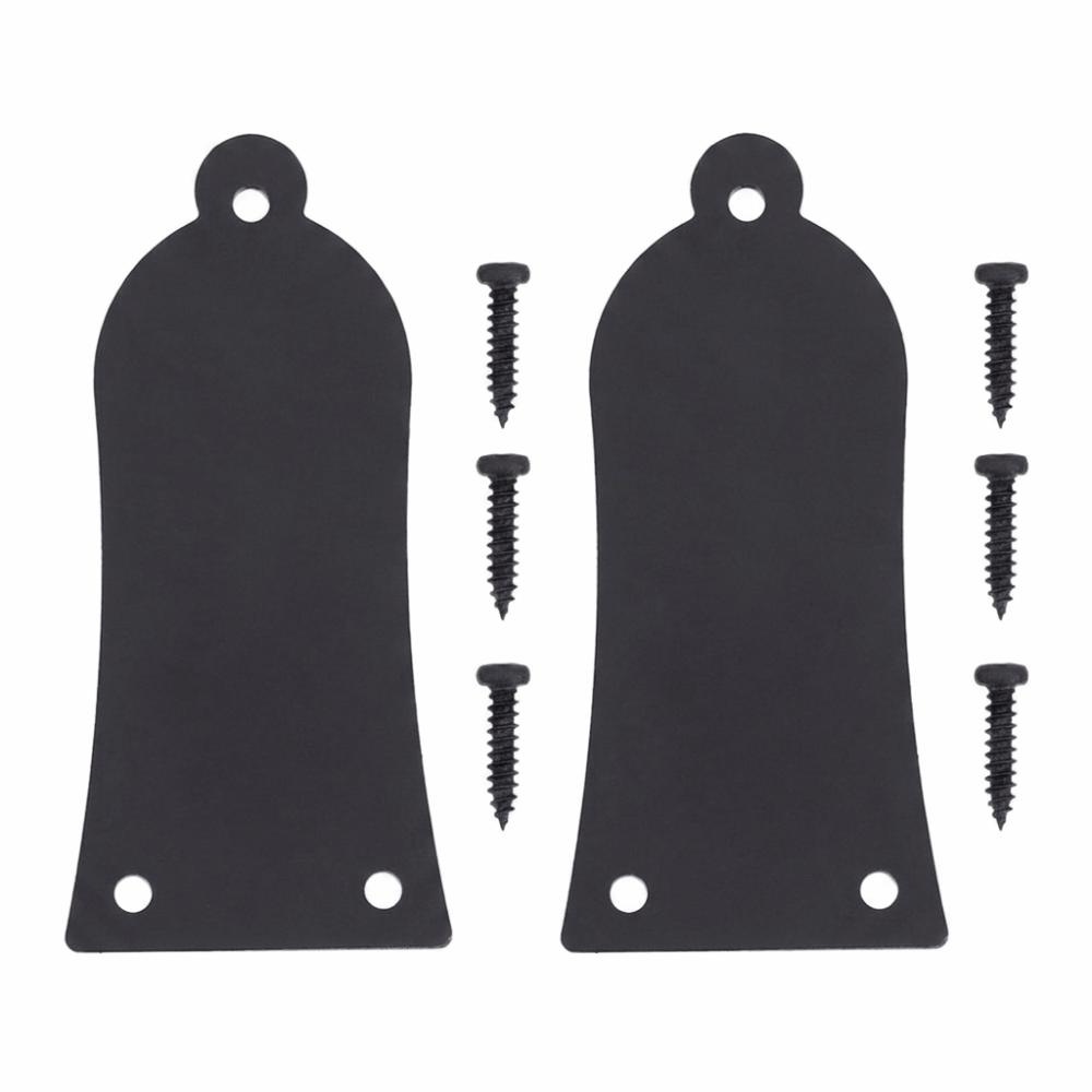 2PCS Metal Guitar Truss Rod Cover With Screws Electric Guitar Rod Cover Guitar Replacement