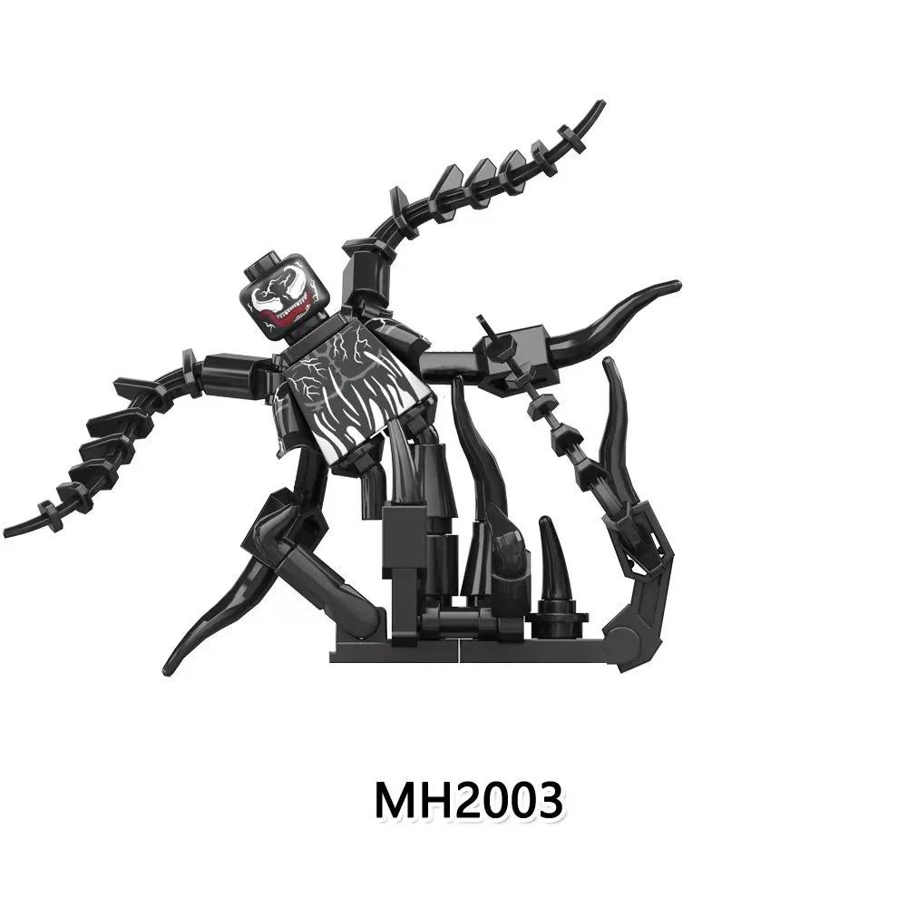 

Marvel Человек-паук Призрачный гонщик классический персонаж строительные блоки кирпич игрушка мини-модель кукла детский праздник подарок на день рождения