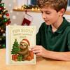 Fun Sloth Advent Calendar 2025, 24 Day Christmas Countdown Calendar With 24 Pcs Cute Collectible Sloth Ornaments