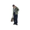 Anta Comfortable Casual Hooded Simple Zipper Down Jacket Men Outerwear Jinglin-Green 952447905-2