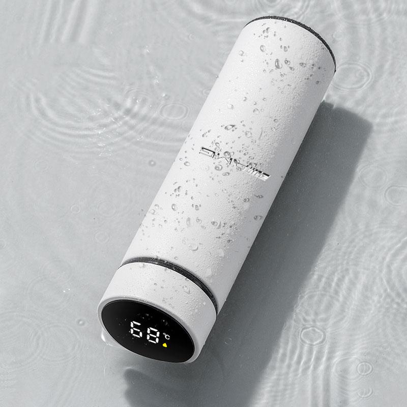 1Pcs Car Smart Thermos Bottle With Temperature Display Coffee Cup For Mercedes Benz AMG GLC GLE CLA W205 W204 W203 W211 W212 W213 W201 W210 W124