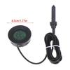 Mini Round Digital Lcd Thermometer And Hygrometer With 1.5M Probe Detection Module Humidity Sensor For Aquarium Pet Acrylic Box