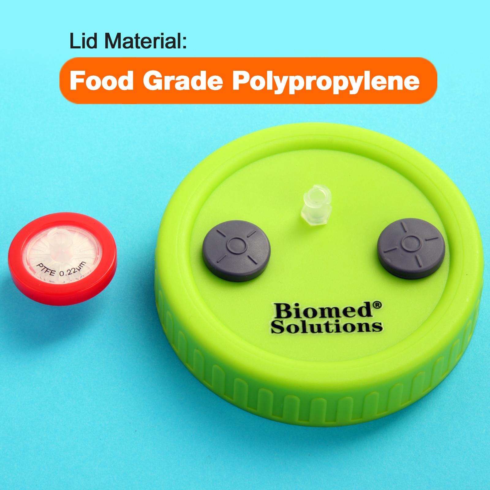 

Крышки для жидких культур — автоклавируемые крышки для банок с широким горлом и прочным инъекционным портом для выращивания грибов