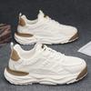 Fashionable and Trendy Thick Soled Height Increasing Men's Shoes with Mesh Breathable Casual Sports Shoes