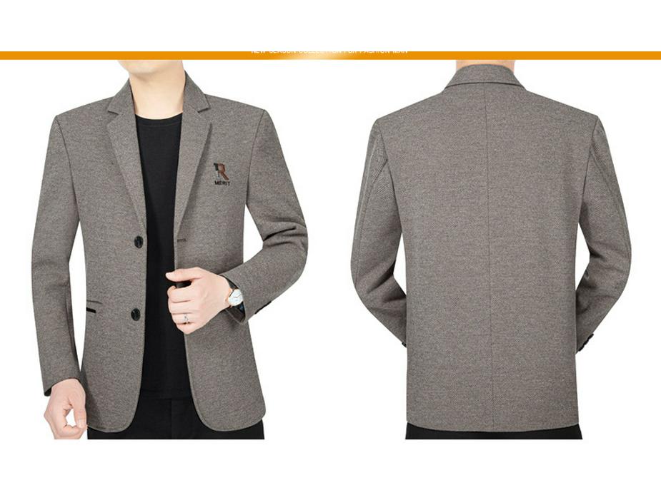 2024 Men's Business Casual Suit: Breathable, Comfortable Autumn/Winter Fashion Coat.