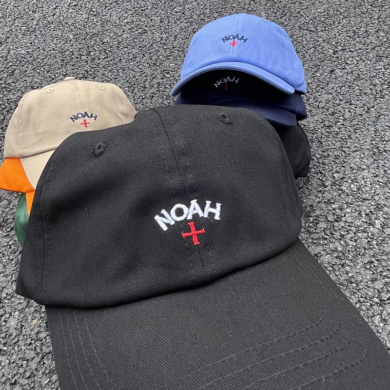 NOAH OG Herren Baseballkappe mit Stickerei und Sonnenschutz - Japanische Trend-Softtop-Entenschnabelmütze für Sonnenschutz im Sommer.