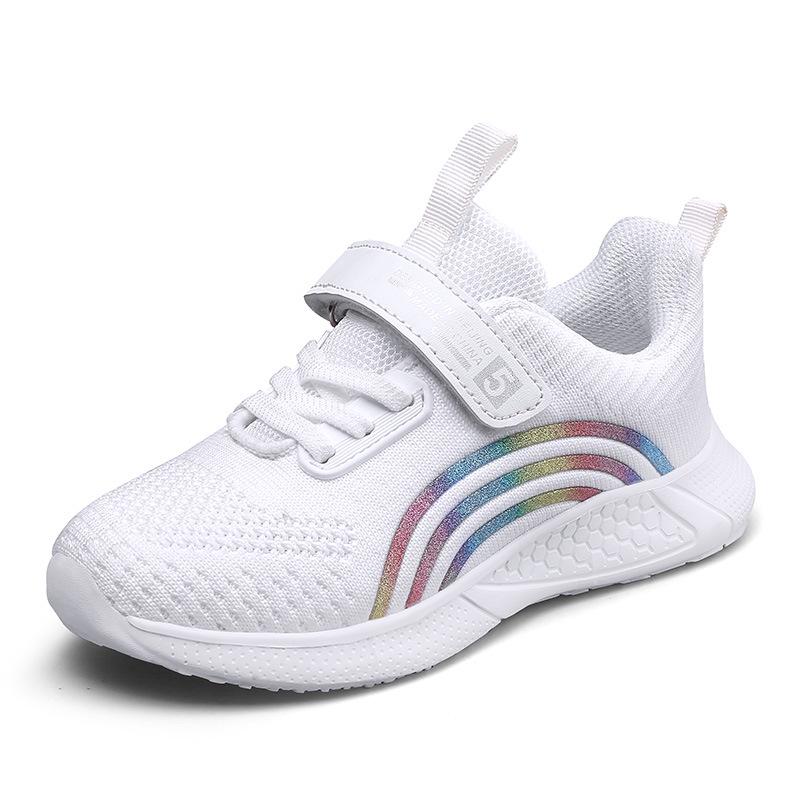 2069 Kids Flyknit Lightweight Breathable Low-Top Mesh Running Shoes for Spring 31