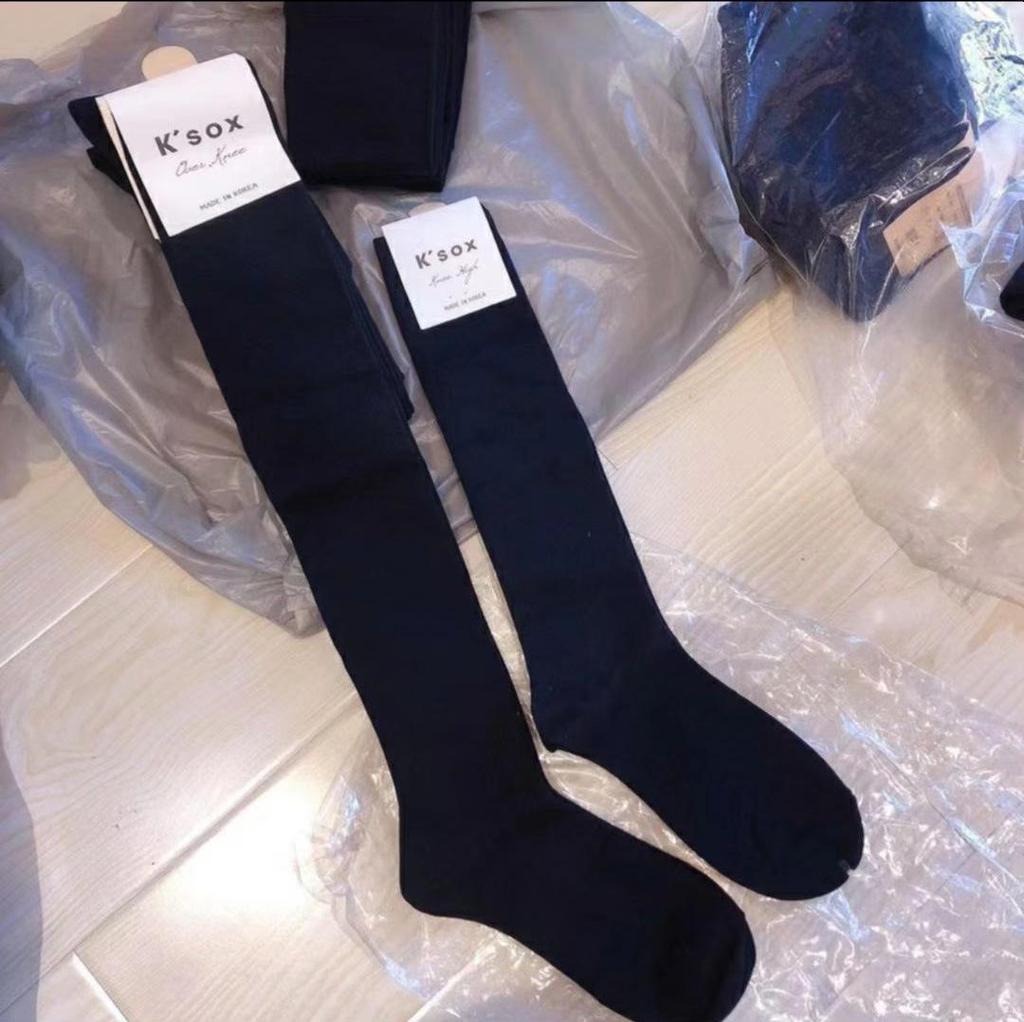 0jk Korean College Style Women's Socks, Calf and Knee-High, Big Polka Dots