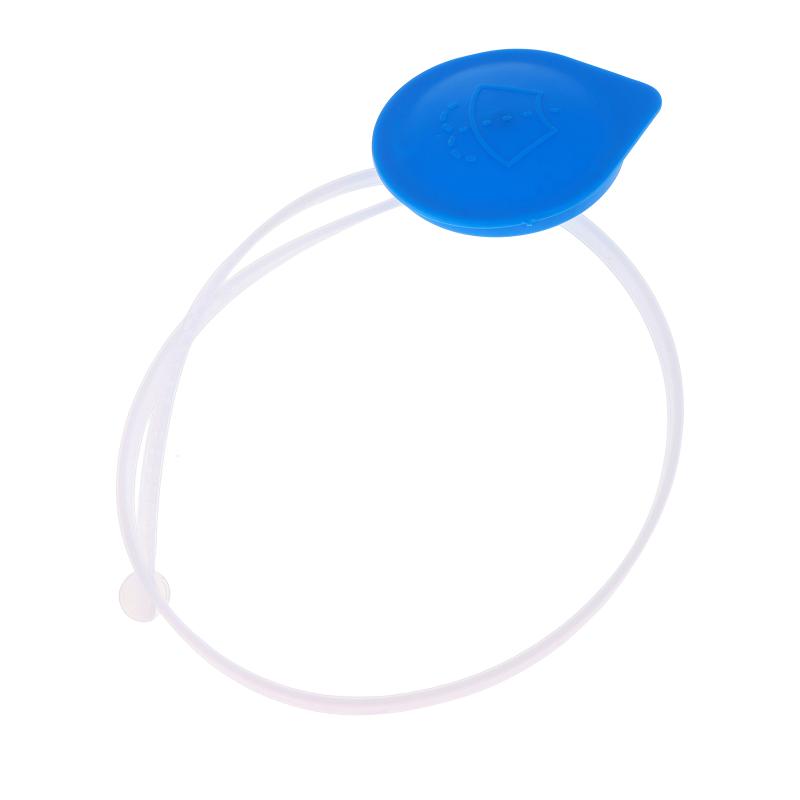 Car Windshield Washer Fluid Reservoir Cap With Anti Lost Rubber Ring Direct Fit Replacement Auto Wiper Tank Cover Parts