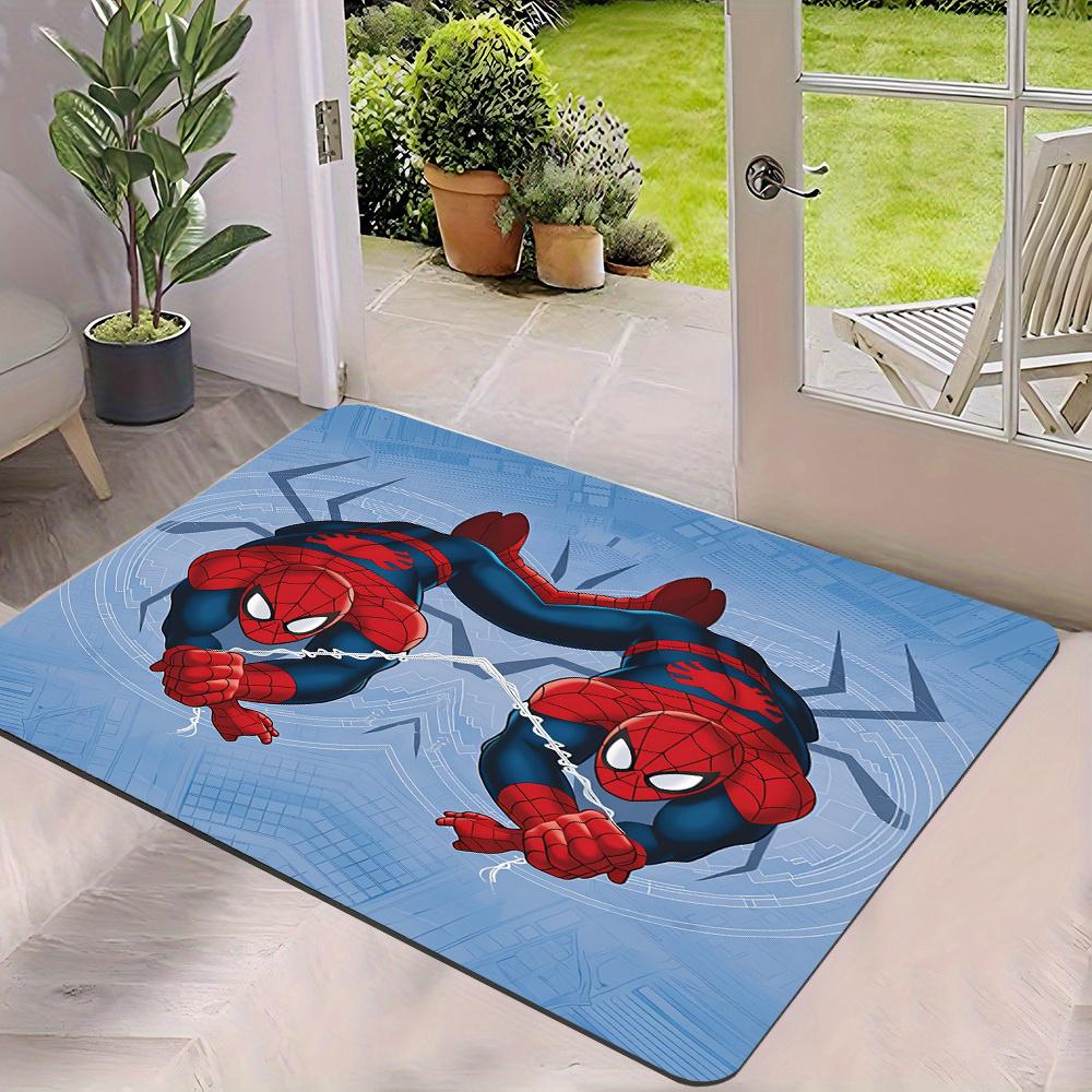 1pc for Marvel Spider Man Themed Door Mat Non-Slip Floor Rug Ideal Gift for Valentine'S Day Birthday Christmas Housewarming Pe