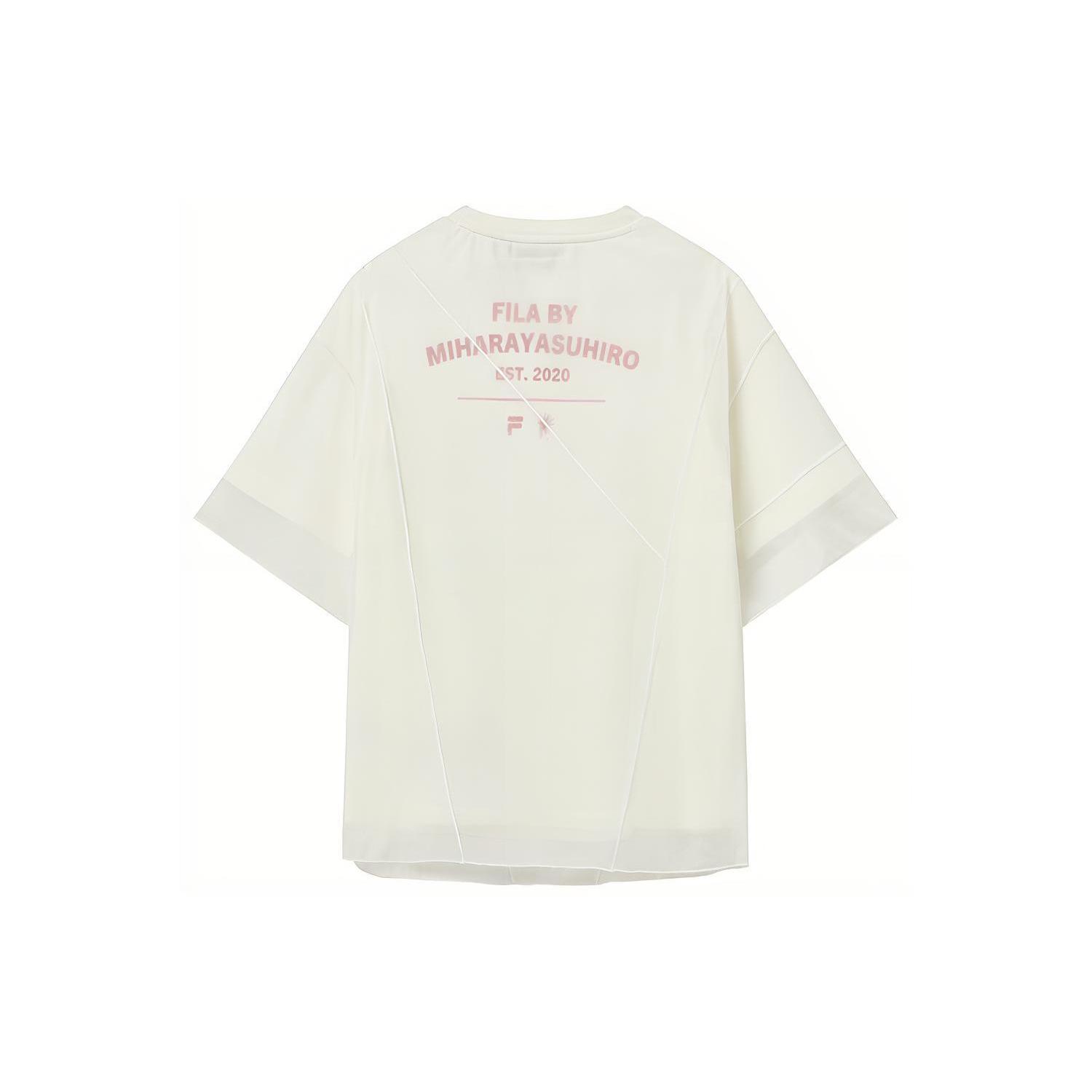 

New Mihara Yasuhiro X FILA X MIHARA YASUHIRO T Shirts Women s Coconut Milk White F11W233101F-IV S