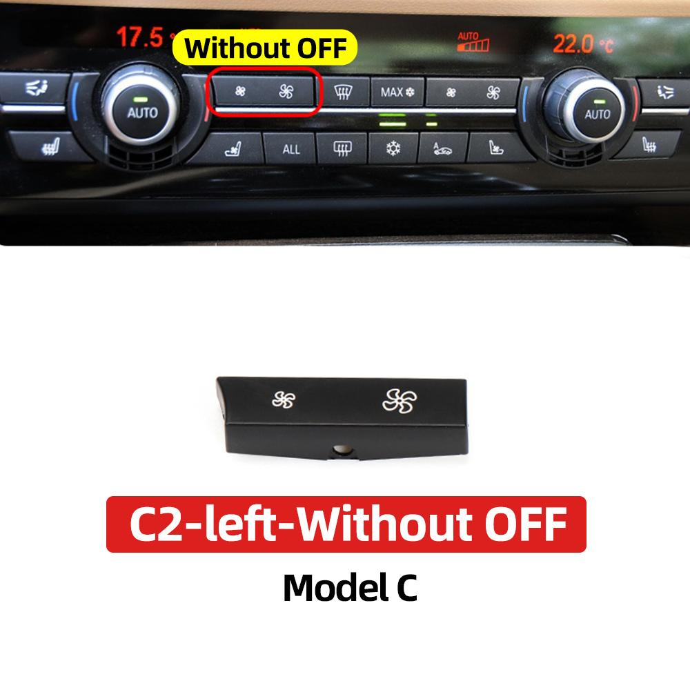 A/C Heater Climate Air Conditioning Control Panel Fan Speed Button Cover for BMW 5 7 Series F07 GT F10 F11 F01 F02 520 525 730