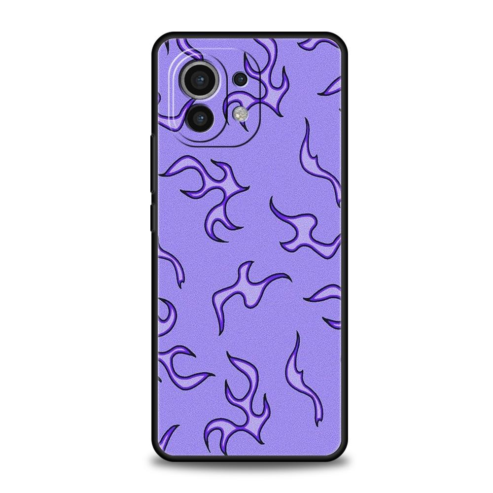 Infinity On Purple Phone Case For Xiaomi 13 12 11 Lite 12T 11T 10T 9T Mi Poco X5 M4 M3 X4 X3 Pro F5 F4 F3 GT 5G Black Cover