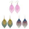 Set di 3 orecchini a goccia vuoti color caramella per donna Boho Etnico Lunghi Pendenti Statement Gioielli da Matrimonio