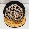 JYL TS DIY Rivet Baseball Cap Personality Decor Hip Hop Cap Cotton Fabric