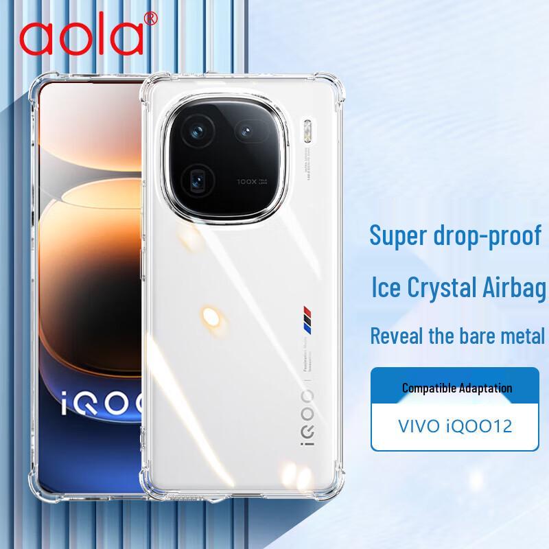 Aolang Transparent Shockproof TPU Phone Case