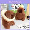 Weiche Plüsch-Capybara-Familie Niedliche Schlüsselanhänger Ideal Für Studenten Und Als Geschenke