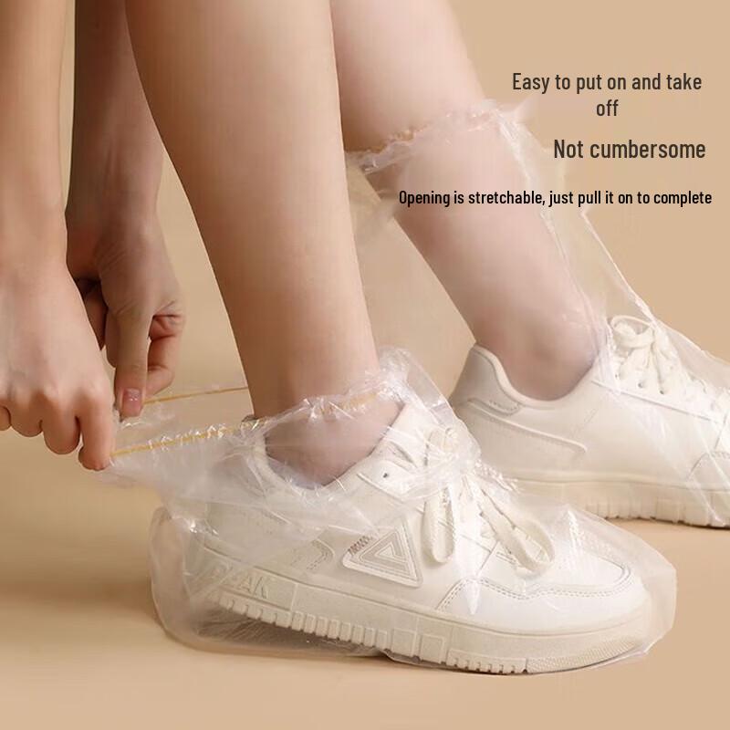 YOUAO Thickened Children's Disposable Rain Shoe Covers