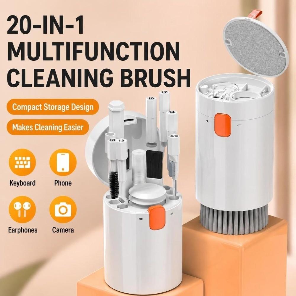20 in 1 Digital Cleaning Kit Keycap Puller Keyboard Cleaner Kit Screen Cleaner Phone Cleaning