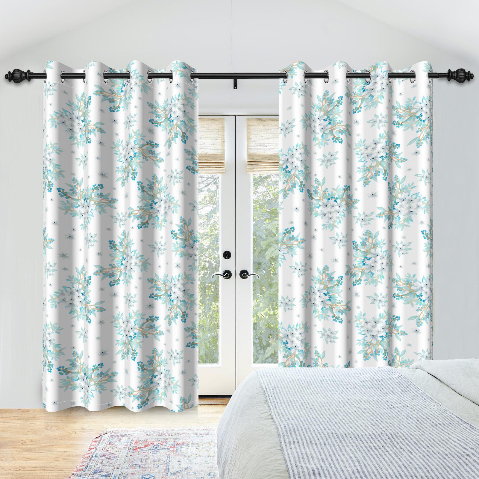 

Abstract Line Art Blackout Curtains Beige Navy Minimalist Modern Curtains For Bedroom Living Room Decor Thermal Window Drapes 53x115cm 2pcs&Grommet Top