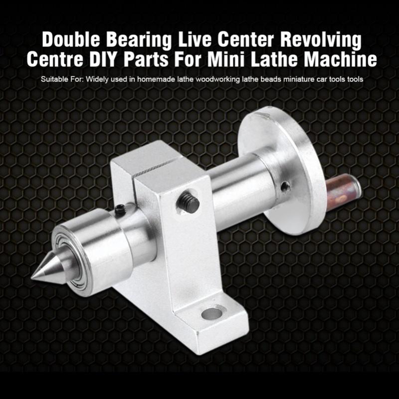 For Mini Lathe Machine Double Bearing Live Center Revolving Centre DIY Parts