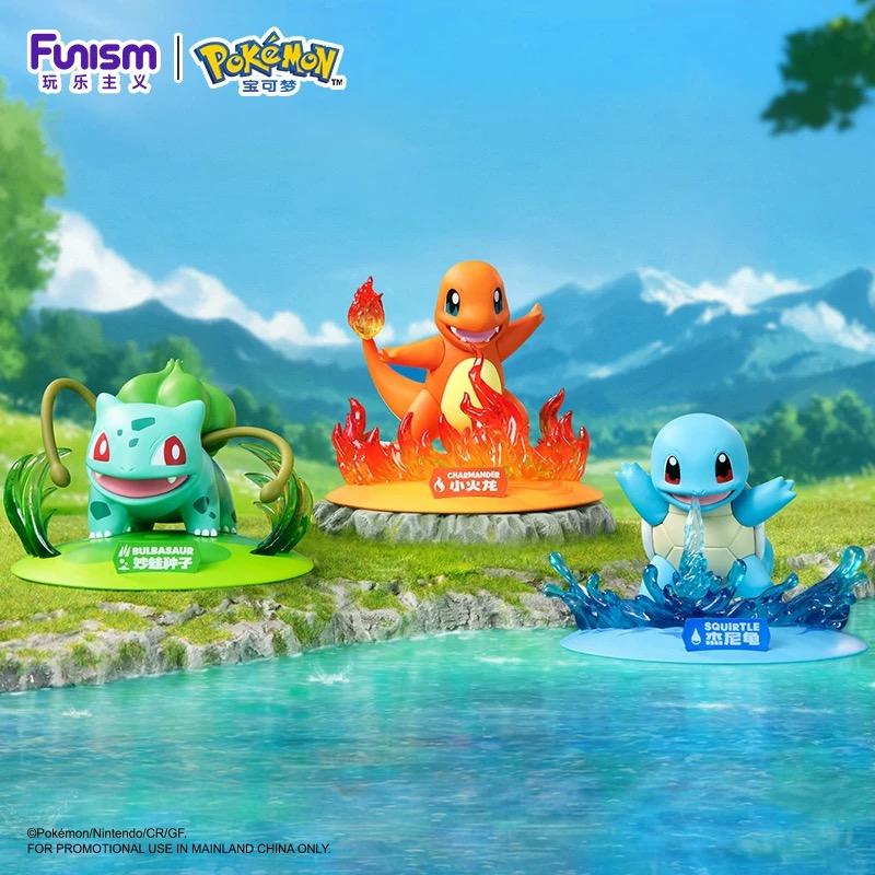 New   Charmander Bulbasaur Squirtle Genuine Anime Action Figures Collect Model Ornaments Kid's Toy Birthday Gift