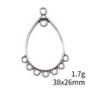 2025 Trend Accesories Water Drop Earring Connector Accessories Parts Ornaments For Home Accessories Parts