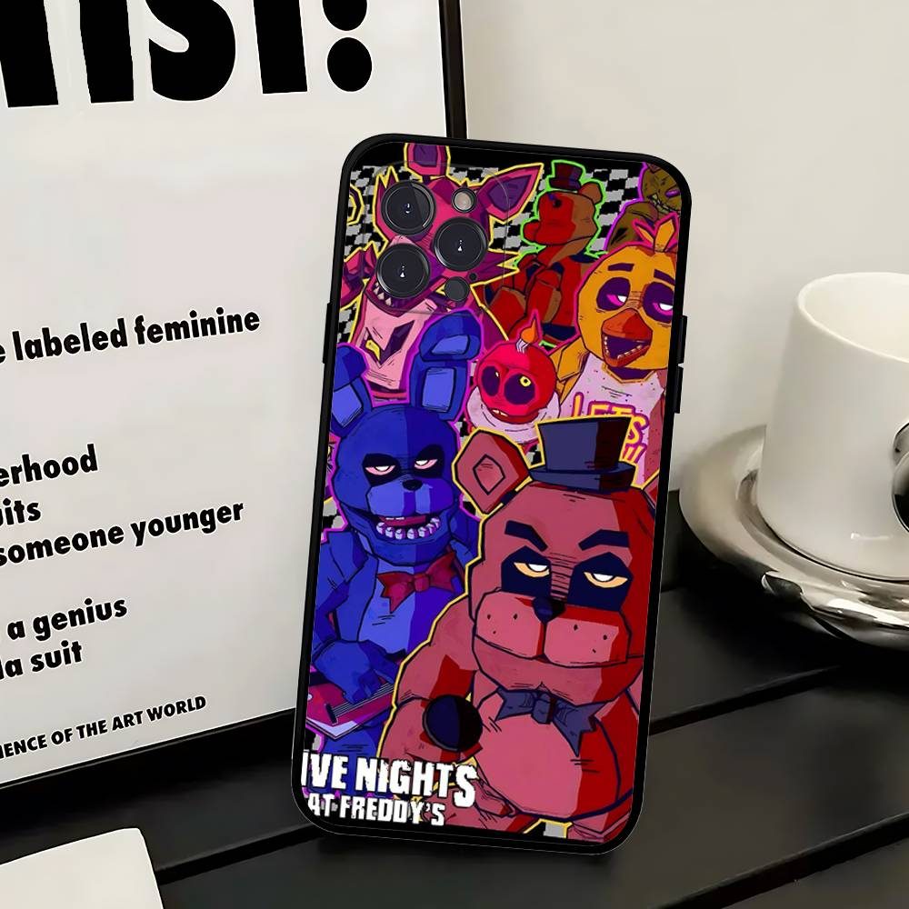 Five-Nights-At-Freddys Phone Case For Iphone 17 16 15 16e 14 13 12 11 Pro Max Plus Case Cover Coque