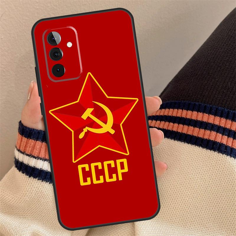 CCCP Soviet Union Russia Case For Samsung Galaxy A54 A34 A24 A14 A12 A22 A32 A52 A51 A71 A13 A23 A33 A53 A73 Cover