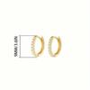 1 Pair of Women's Synthetic Zircon Earrings, Suitable for Daily Wear and An Ideal Choice for Gift Giving