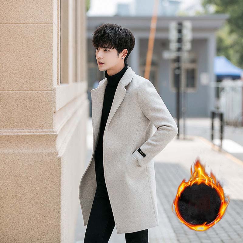 

Осенне-зимняя ветровка средней длины, мужская зимняя куртка плюс хлопковое толстое пальто для мужчин M