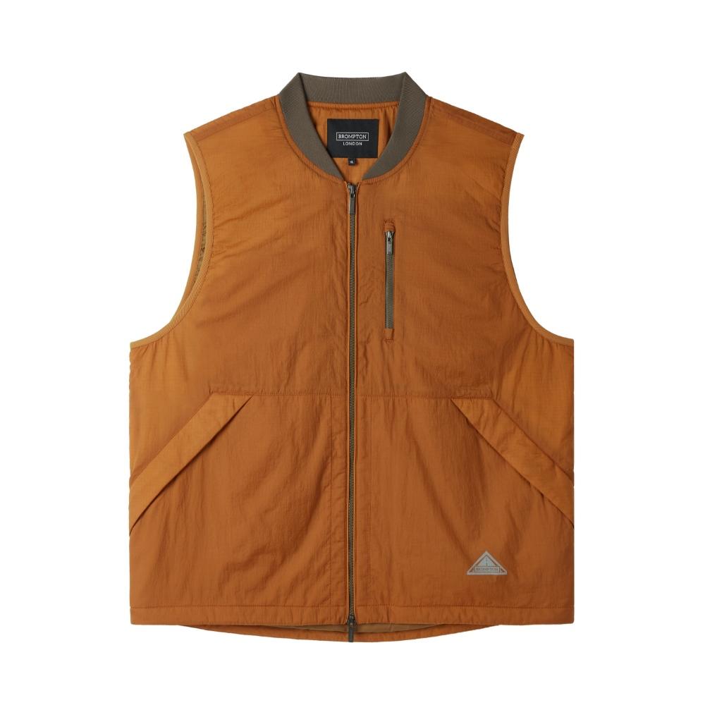 Brompton London Lightweight Padding Vest - Orange (P254Mpv130)