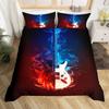 Guitar Duvet Cover Set Rock Pop Music Twin Full Queen King Size Bedding Set Stringed Instruments Comforter Cover Bedroom Decor