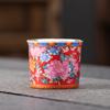 Silver-Plated Master Ceramic Home Kung Fu Tea Gift Box Japanese Single Cup Set Souvenir