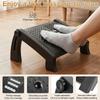 A25F-Massage Roller Equipped Ergonomic Adjustable Foot Rest For Under Desk Use, 6-Level Height Adjustability At For Home